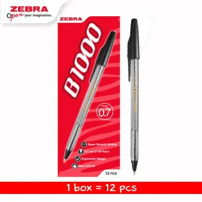 [LUSINAN] BISA COD Semi Gel Pen Pulpen Zebra B-1000 1pack