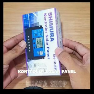 BARU Taffware Solar Charger Controller Regulator LCD Dual USB 10A 12V 24V - W88-A