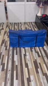 Túi đựng quầy xe lắp ráp gấp gọn take away vải bạt xanh chống thấm có khoá kéo quai xách