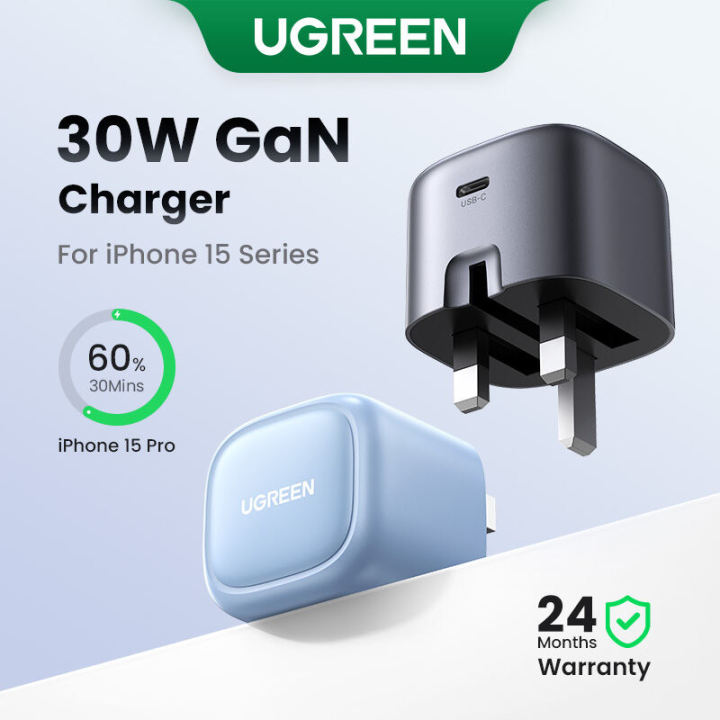 Pro Max Gan Charger Iphone UGREEN 30W GaN Fast Charger Type C