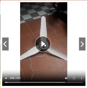 Quat Trần Mini Loại Đại -Quạt Trần Màn -Kích Thước 110cm- sải cánh 45cm-quạt chắc chắn khỏe êm