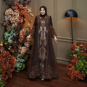 Sean Luxury Dress Lebaran / Dress Pesta Lebaran Wanita Lengan Terompet