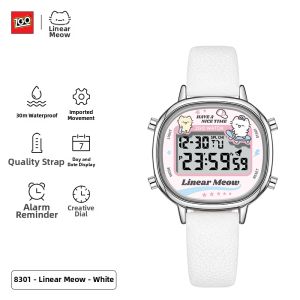 Tide color | Line Cat Collaboration Ins Style Night Glow Watch