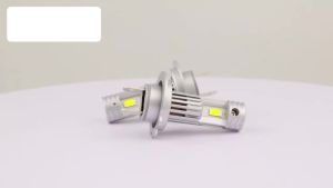 Bullvision 2Pcs Mini H7 LED Headlight Bulb CANBUS 6000K 3-Side CSP Turbo H7 LED High Low Beam For Car Headlamp Auto Driving Lamp