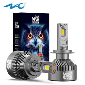 หลอดไฟหน้ารถยนต์ NAO 220W LED รุ่น H7 H4 H11 ท่อทองแดงขนาดใหญ่ 26400LM แสงสีขาว 6500K 12V ใช้ได้กับ H1 HB3 9005 HB4 9006