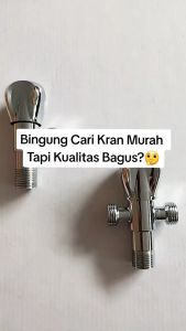 Stop Kran Babet Crome Single 1/2 inch Stop Kran Cabang Shower Kamar Mandi 1/2 inch Babet Crome - High Quality