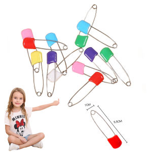B.F. Multifunctional Safety Pin Golden/Silver/Colorful Newborn Clip Diaper Clip