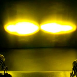 Lampu Sorot Tembak Laser Gun LED VINYX D2 Motor Mobil Sorot 30Watt 2 Warna Putih Kuning Mini 30W 30 Watt