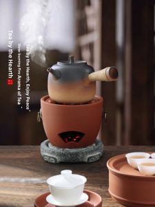 MIANXIAOCHENG | Red Clay Outdoor Side Handle Teapot
