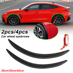 Car Wheel Eyebrow Fender Flare Trim Carbon Color Style Auto Wheel Arch Anti-Scratch Protector Car Body Anti-Collision Strip