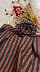 [1 METER] Kain Batik Katun 40s Lurik Premium [Batik Pria Batik Wanita] Lebar 1.15 Meter