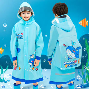 2025 New Childrens Raincoat Waterproof for School Boys And Girls Kindergarten Elementary School Special Use Cartoon Elements