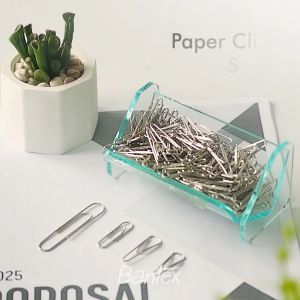 Bantex Klip Kertas / Paper Clip Warna Silver Berbagai Ukuran BD210X