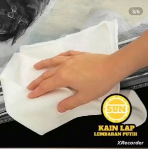 LAP KAIN LEMBARAN PUTIH LAP SERBA GUNA BAHAN KATUN LAP SERBAGUNA