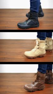 SEPATU SAFETY BOOTS TERMURAH PRIA UJUNG BESI CHEAP TINGGI WARNA /Crem/Coklat/Hitam (BISA COD)