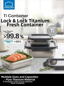 LocknLock | Antibacterial Coating-Free Fresh Food Storage Box Rectangle