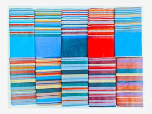 ผสม 5 สี ตามลำดับ หน้ากว้าง 2 เมตรไม่มันไม่ลื่น ไม่ลง แปลง ใส่อาบน้ำได้