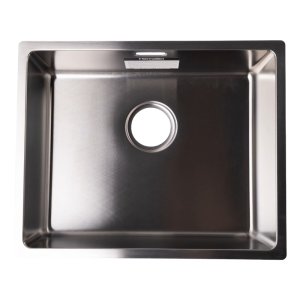 Hamden SG-4444AR1 Single Bowl Undermount Stainless Steel 304 Sink 1.0mm with Strainer and Siphon 440x440x200mm