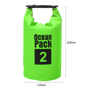 Túi Khô Chống Nước 2L/3L/5L/10L/15L Túi Đựng Đồ Đi Biển Có Thể Gập Lại Để Bơi Lội Chèo Thuyền Kayak Chèo Bè Đi Bộ Đường Dài Trên Sông - Túi Nổi