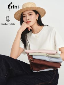 Eifini | Áo Thun Minimalist Thoáng Khí Chất Liệu Lụa