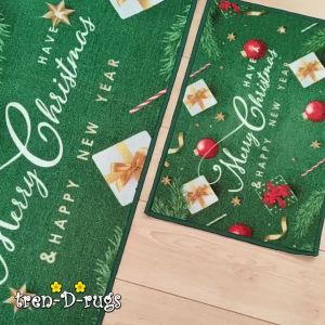 Keset Kaki Motif Natal: Tren Baru Untuk Alas Lantai Dapur Anti Slip