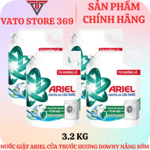 Nước giặt ARIEL cửa trước hương downy nắng sớm túi 3.2 kg