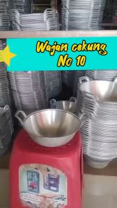 Termurah Wajan penggorengan no.10 Cekung dalam Katel Cekung paling pas buat masak