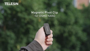 TELESIN Magnetic Pivot Clip Mount for DJI Osmo Nano