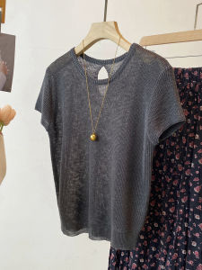 SHEHAN | Lace Design Breathable Thin Short Sleeve T-Shirt