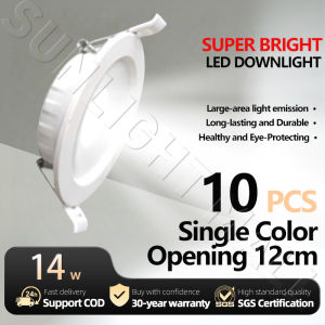 led downlight ceiling light tricolor 5W/7W recessed pin light led round panel light ceiling light 10PCS/20PCS/30PCS(COD)