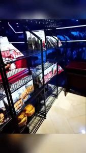 5-storey food display shelves large bookshelves suitable for supermarket kitchens and retail stores