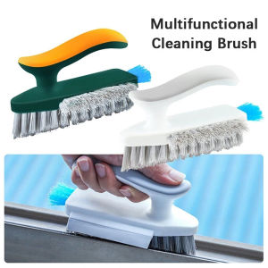 Multifunction 4 In 1 Gap Brush Floor Seam Brush Scraping Brush Integrated Bathroom Floor Brush Bathroom Corner Crevice Toilet Cleaning Brush
