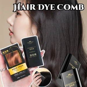 Hair Dye Stick with Comb Waterproof Sweat-Proof Hair Dye Comb for Girl Natural Hair Dye Comb with Teeth