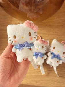 Mini Kitty Puppet Plush Keychain Toy Cute Finger Puppet Bag Charm Hong Kong Limited Edition Cat Doll Pendant Key Holder