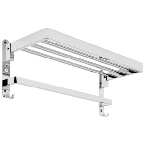 Hitomi | Stainless Steel Heavy Duty No-Drill Wall Mounted Foldable Towel Rack