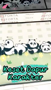 Keset Kamar Mandi Dapur 40x60CM Polyester Anti Slip PREMIUM / Keset Pintu Motif Kartun Lucu