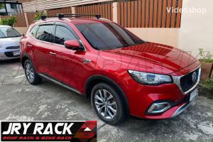 JRY Rack ชุดคานแร็ค MG HS ตรงรุ่น (ไม่เจาะตัวรถ) แร็คหลังคารถไฟฟ้า แร็คหลังคาMG HS ชุดคานขวางสำหรับMG HS