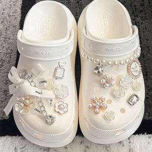 Phụ Kiện Trang Trí Giày Crocs DIY Clogs Phụ Kiện Khóa Giày Clogs Cao Cấp Bộ Phận Trang Trí Giày Clogs Màu Trơn Bộ Phận Giày