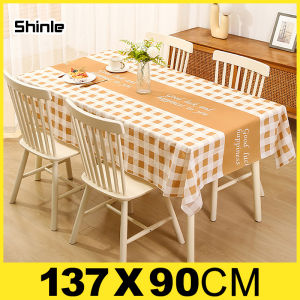 Tablecloth Waterproof Oil Proof Table Cover Protector Dinning Table Kitchen Picnic cloth 90 x 137cm