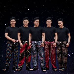 CELANA COLOR MOTIF BATIK PRIA WANITA dewasa (PAKET 4 PCS)