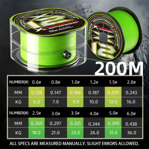 YGKX 12/16 Braided Fishing Line 100/150/200M Super Strong PE Multifilament Fishing Line for Carp Bass Saltwater Freshwater Pesca
