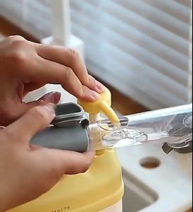 แปรงทำความสะอาด แปรงขัดทำความสะอาด แปรงขัด แปรงล้างกระทะ 2-Headed cleaning brush