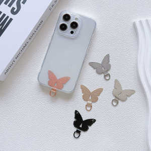 Cloth Butterfly Phone Stand Titanium Steel New Chinese Style Womens Fashion Accessories Special Features High Quality Affordable Price