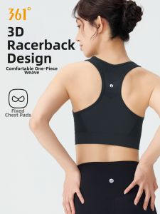 361° | Anti-slip Anti-sagging Integrated Camisole with Pads Yoga Bra
