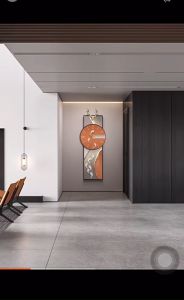 Đồng Hồ Treo Tường Đồng Hồ Khung Hợp Kim Cao Cấp  Kết Hợp Đầu Hươu Sang Trọng