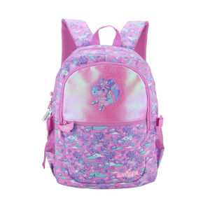 Australia smiggle childrens schoolbag girls Starry Unicorn shoulder backpack student supplies  16 inches