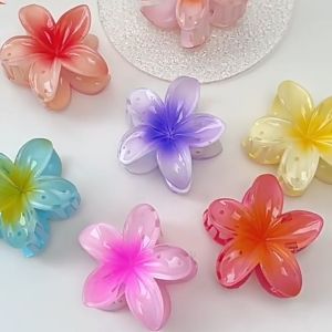 Jepit Rambut Bunga Mode & Jepit Rambut Akrilik Anak Perempuan 🌷Waroomy