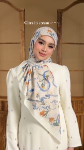 SHAWL PUBLIKA EDISI TENUN | PREMIUM COTTON VOILE HIGH QUALITY | BIDANG 45" WITH BOX