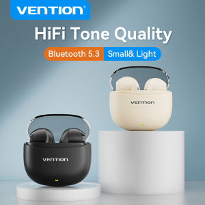 Vention Elf E07 TWS Bluetooth 5.3 Earphone AI Based Noise Cancelling Wireless Earbuds High Fidelity Audio Headset with Ultra Clear Calls Smart Touch Controls True Earphones