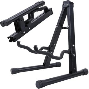 IRIN | IRIN Guitar Stand Folding A Frame Floor Universal Metal Stand for Acoustic Classical Electric Bass Guitars Banjo Ukulele